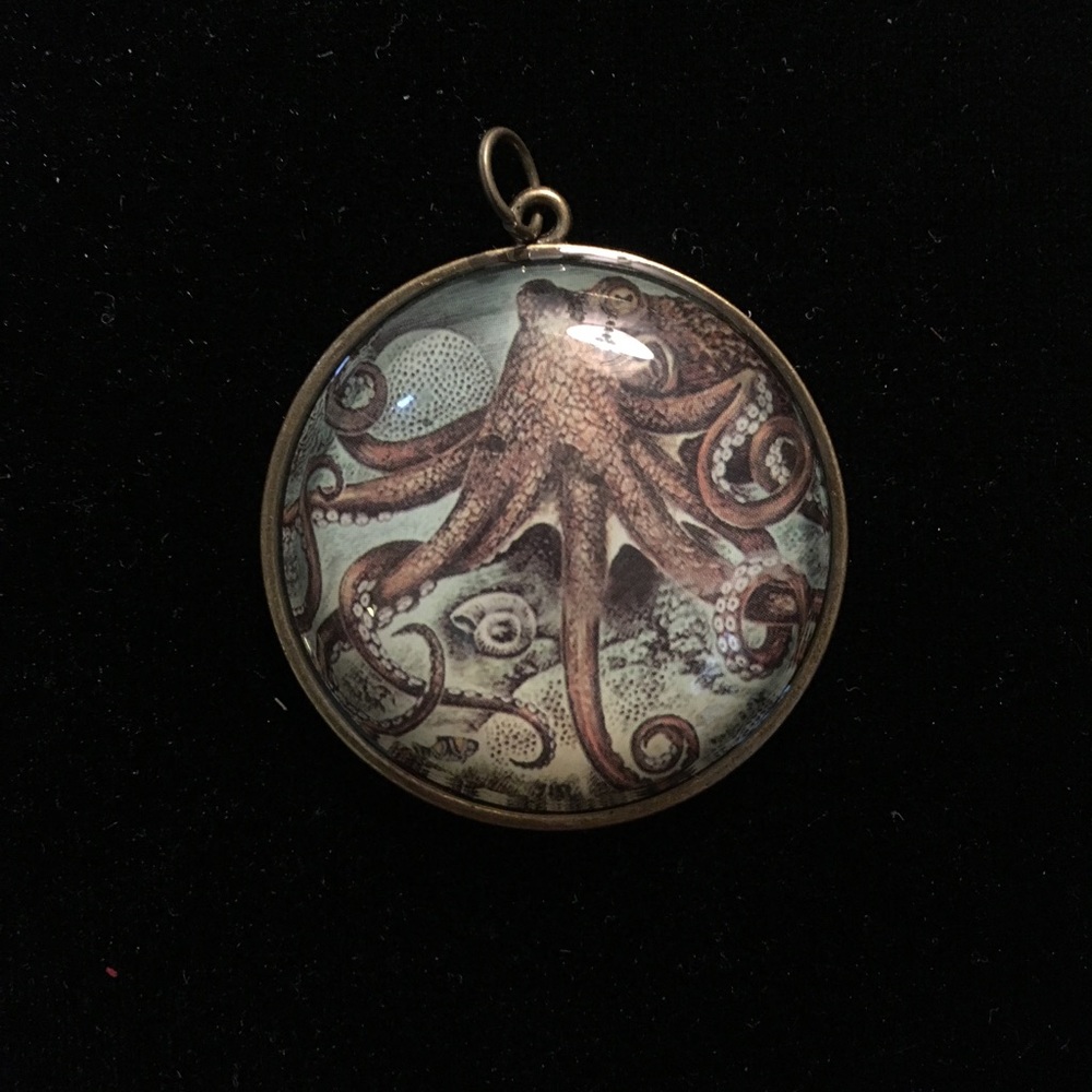 Steampunk Kraken Pendant